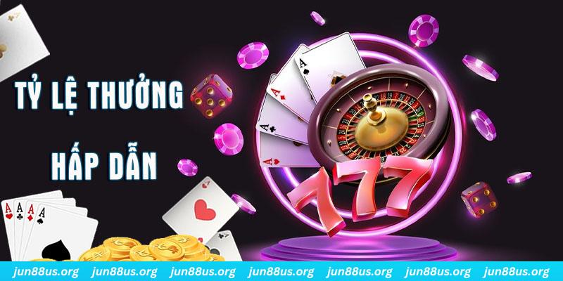 Tỷ lệ trả thưởng siêu hấp dẫn